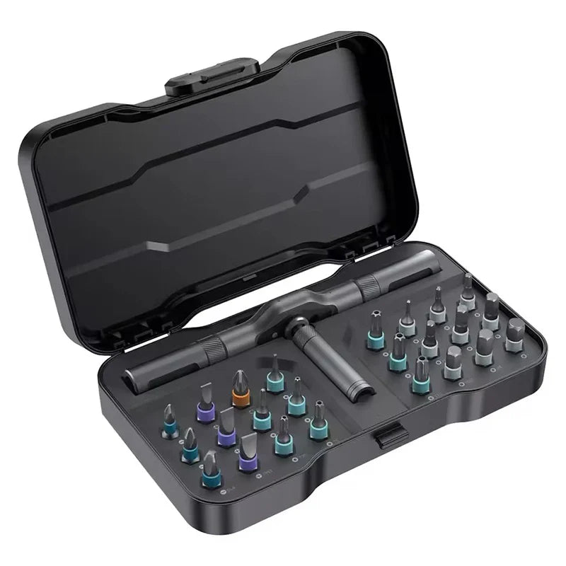 24-in-1 ratelschroevendraaier magnetische bits