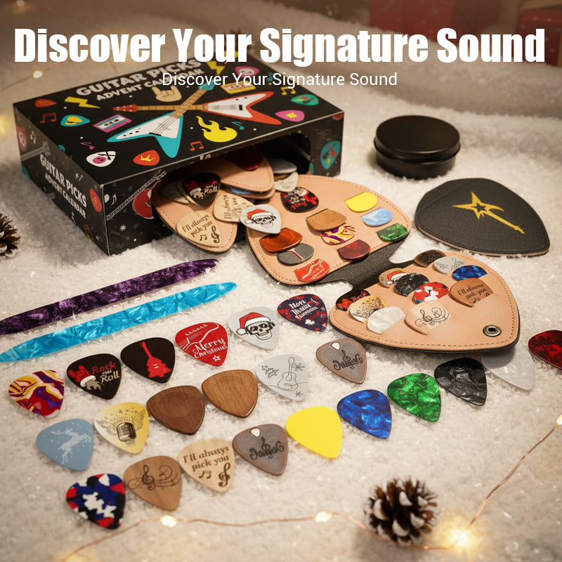 Adventskalender 24 gitaarplectrums