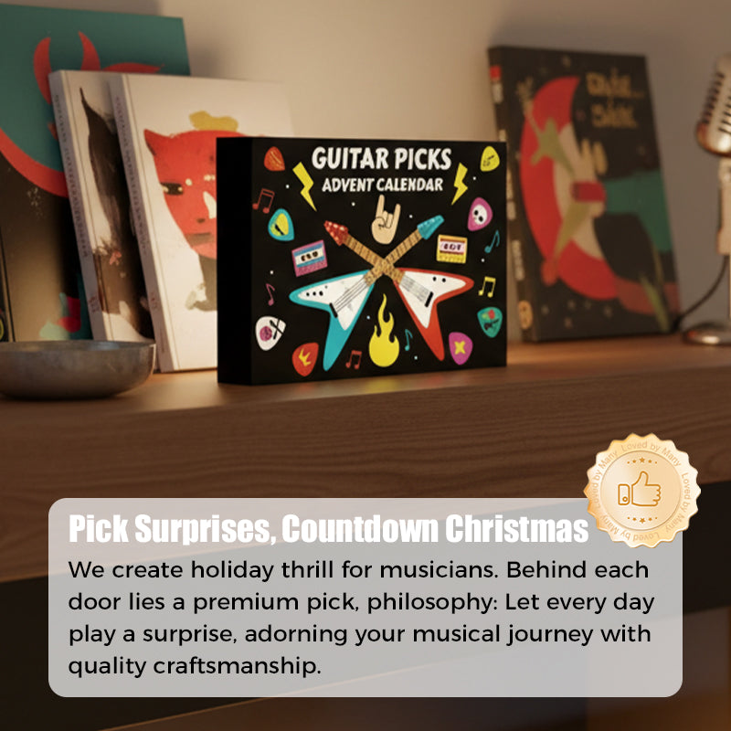 Adventskalender 24 gitaarplectrums